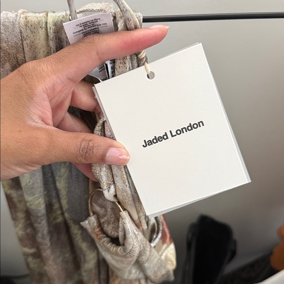 Jaded London Sedona Metallic Leopard Maxi Dress - Picture 6 of 7